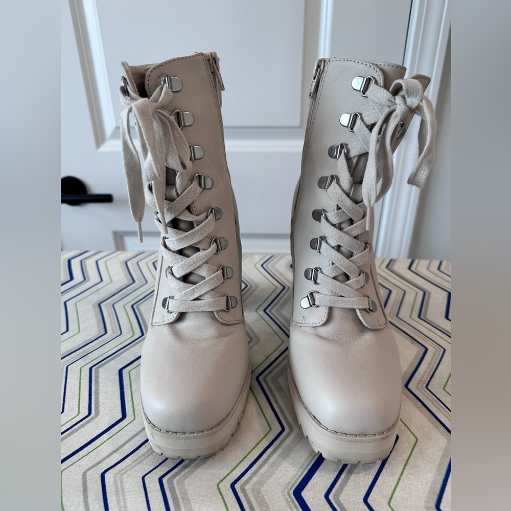 Bone Combat Boots